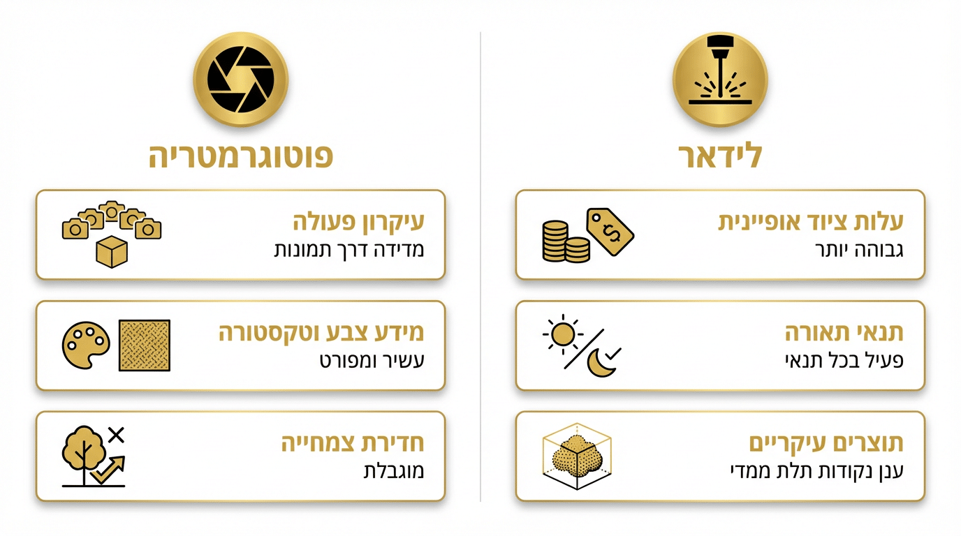 מה זה פוטוגרמטריה? המדריך המלא לפוטוגרמטריה עם רחפנים