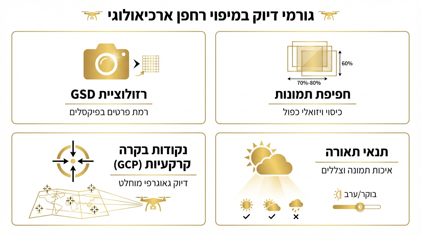 מיפוי אתר ארכיאולוגי רחפן: מדריך לתיעוד חפירות ושטחי עתיקות